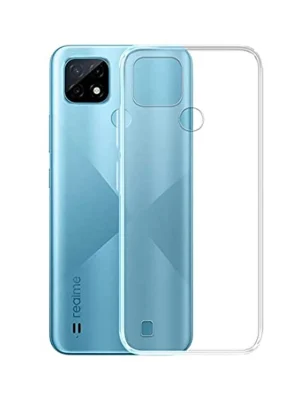 Newface Realme C25s Kılıf Lüx Şeffaf Silikon