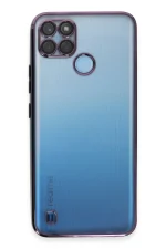 Newface Realme C25Y Kılıf Razer Lensli Silikon - Mor - Görsel 2