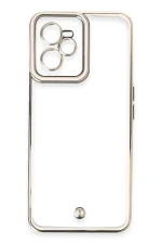 Newface Realme C35 Kılıf Liva Lens Silikon - Beyaz - Görsel 2