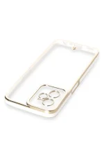 Newface Realme C35 Kılıf Liva Lens Silikon - Beyaz - Görsel 4