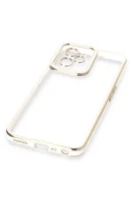 Newface Realme C35 Kılıf Liva Lens Silikon - Beyaz - Görsel 5