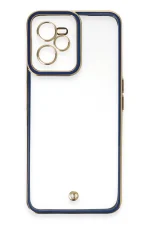 Newface Realme C35 Kılıf Liva Lens Silikon - Mavi - Görsel 2