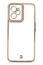 Newface Realme C35 Kılıf Liva Lens Silikon - Pudra - Görsel 2