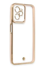 Newface Realme C35 Kılıf Liva Lens Silikon - Pudra - Görsel 3