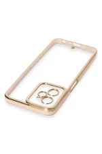 Newface Realme C35 Kılıf Liva Lens Silikon - Pudra - Görsel 4