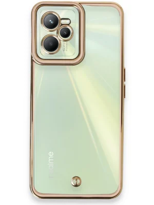 Newface Realme C35 Kılıf Liva Lens Silikon - Pudra