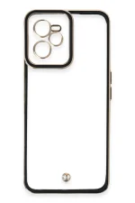 Newface Realme C35 Kılıf Liva Lens Silikon - Siyah - Görsel 2