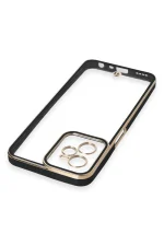 Newface Realme C35 Kılıf Liva Lens Silikon - Siyah - Görsel 4