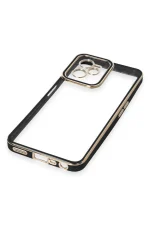 Newface Realme C35 Kılıf Liva Lens Silikon - Siyah - Görsel 5