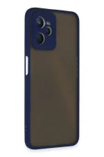 Newface Realme C35 Kılıf Montreal Silikon Kapak - Lacivert - Görsel 2