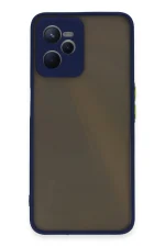 Newface Realme C35 Kılıf Montreal Silikon Kapak - Lacivert