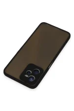 Newface Realme C35 Kılıf Montreal Silikon Kapak - Siyah - Görsel 3