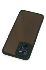Newface Realme C35 Kılıf Montreal Silikon Kapak - Yeşil - Görsel 3
