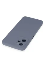 Newface Realme C35 Kılıf Nano içi Kadife Silikon - Gri - Görsel 3