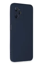 Newface Realme C35 Kılıf Nano içi Kadife Silikon - Lacivert - Görsel 2