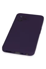 Newface Realme C35 Kılıf Nano içi Kadife Silikon - Mor - Görsel 4
