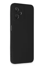 Newface Realme C35 Kılıf Nano içi Kadife Silikon - Siyah - Görsel 2