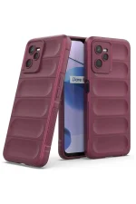 Newface Realme C35 Kılıf Optimum Silikon - Bordo - Görsel 2
