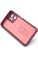 Newface Realme C35 Kılıf Optimum Silikon - Bordo - Görsel 4