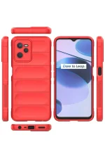 Newface Realme C35 Kılıf Optimum Silikon - Kırmızı - Görsel 3
