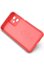 Newface Realme C35 Kılıf Optimum Silikon - Kırmızı - Görsel 4