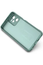 Newface Realme C35 Kılıf Optimum Silikon - Koyu Yeşil - Görsel 5