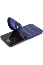 Newface Realme C35 Kılıf Optimum Silikon - Lacivert - Görsel 5