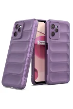 Newface Realme C35 Kılıf Optimum Silikon - Mor - Görsel 2
