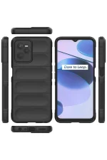 Newface Realme C35 Kılıf Optimum Silikon - Siyah - Görsel 3