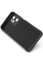 Newface Realme C35 Kılıf Optimum Silikon - Siyah - Görsel 4