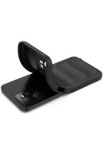 Newface Realme C35 Kılıf Optimum Silikon - Siyah - Görsel 5