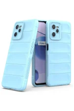 Newface Realme C35 Kılıf Optimum Silikon - Sky Blue - Görsel 2