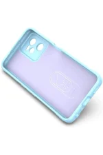 Newface Realme C35 Kılıf Optimum Silikon - Sky Blue - Görsel 4