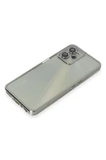 Newface Realme C35 Kılıf Razer Lensli Silikon - Gümüş - Görsel 4