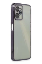 Newface Realme C35 Kılıf Razer Lensli Silikon - Mor - Görsel 2