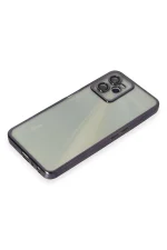 Newface Realme C35 Kılıf Razer Lensli Silikon - Mor - Görsel 4