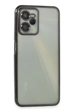 Newface Realme C35 Kılıf Razer Lensli Silikon - Siyah