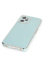 Newface Realme C35 Kılıf Volet Silikon - Açık Yeşil - Görsel 4