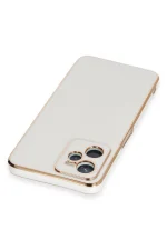 Newface Realme C35 Kılıf Volet Silikon - Beyaz - Görsel 3