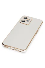 Newface Realme C35 Kılıf Volet Silikon - Beyaz - Görsel 4