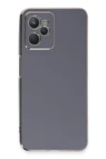 Newface Realme C35 Kılıf Volet Silikon - Mavi