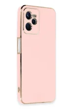 Newface Realme C35 Kılıf Volet Silikon - Pembe - Görsel 2