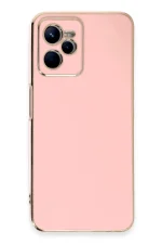 Newface Realme C35 Kılıf Volet Silikon - Pembe