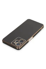 Newface Realme C35 Kılıf Volet Silikon - Siyah - Görsel 3