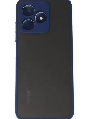 Newface Realme C53 Kılıf Montreal Silikon Kapak - Lacivert