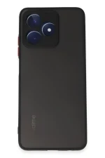 Newface Realme C53 Kılıf Montreal Silikon Kapak - Siyah