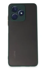 Newface Realme C53 Kılıf Montreal Silikon Kapak - Yeşil