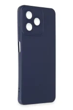 Newface Realme C53 Kılıf Nano içi Kadife Silikon - Lacivert - Görsel 2
