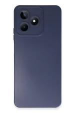Newface Realme C53 Kılıf Nano içi Kadife Silikon - Lacivert