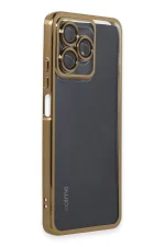 Newface Realme C53 Kılıf Razer Lensli Silikon - Gold - Görsel 2